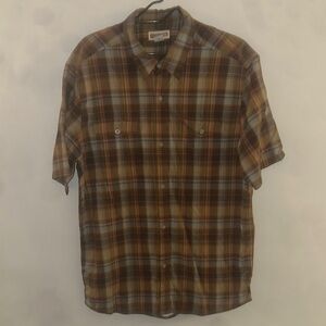 Men's Plaid Short Sleeve Shirt